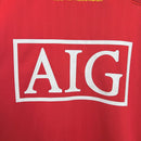 Camisa Manchester United Titular 07/08 - Versão Retro Manga Comprida
